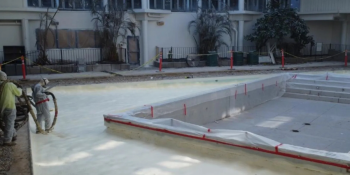 NCFI Case Study: Crowne Plaza Pool Installation