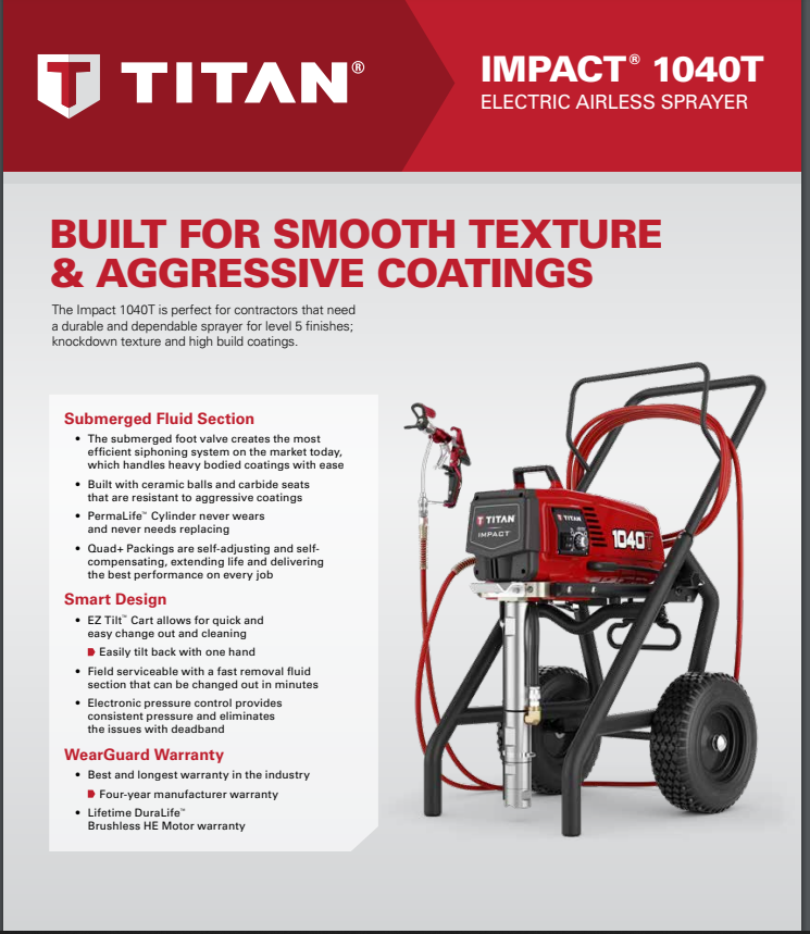 Titan Impact 1040T Brochure