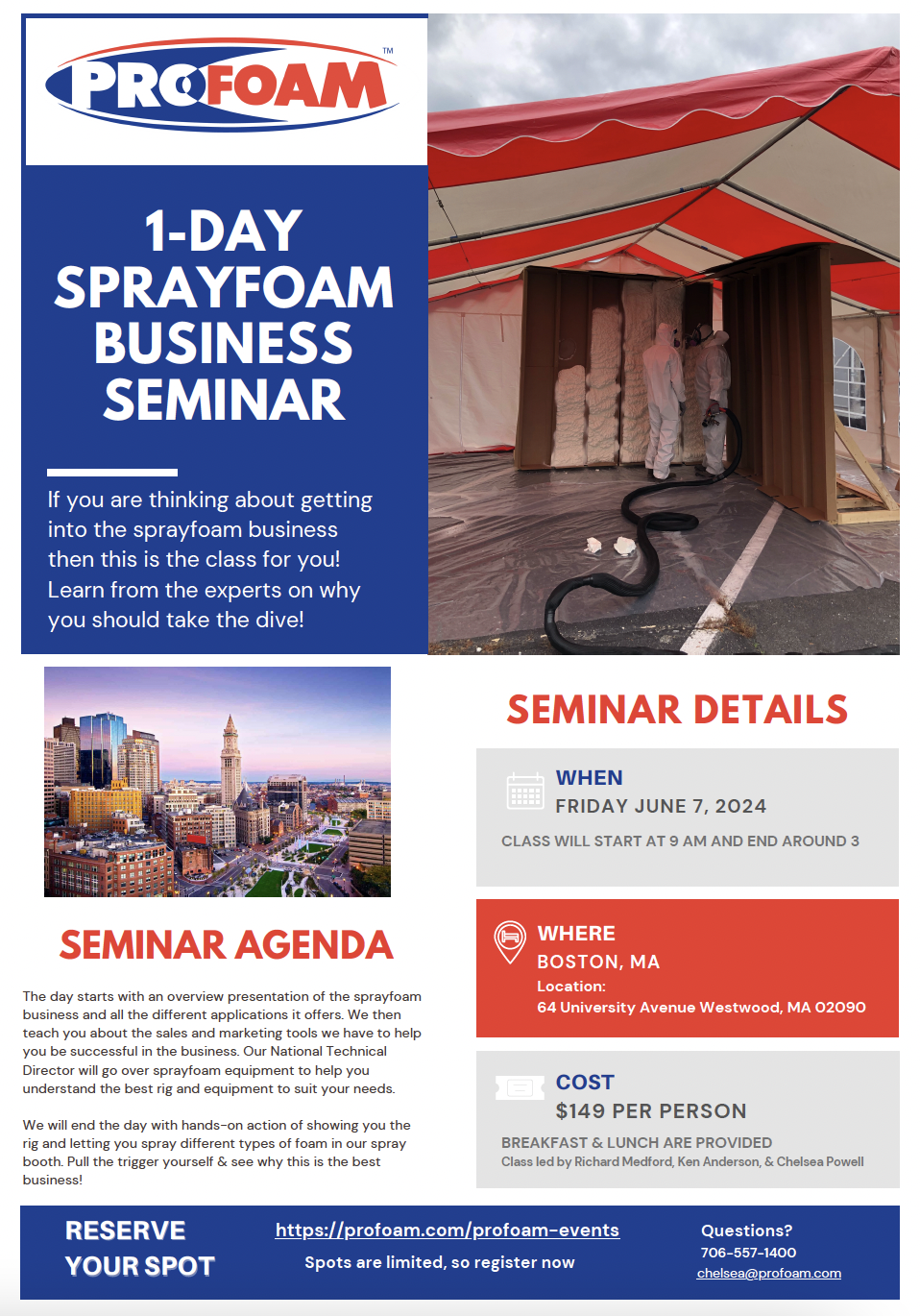 Profoam One-Day Spray Foam Business Seminar