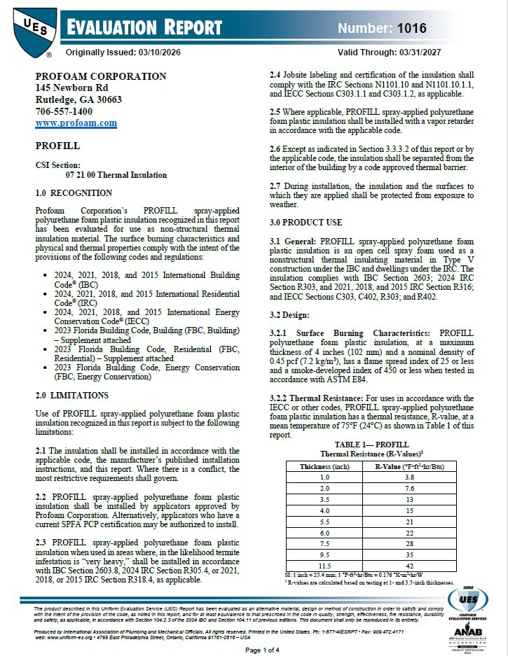 ProFill Evaluation Report-ER# 1016