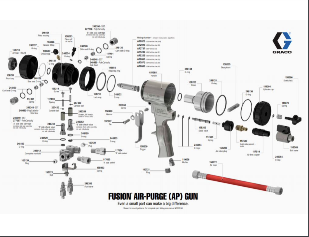 Graco Fusion Air Purge Gun Diagram