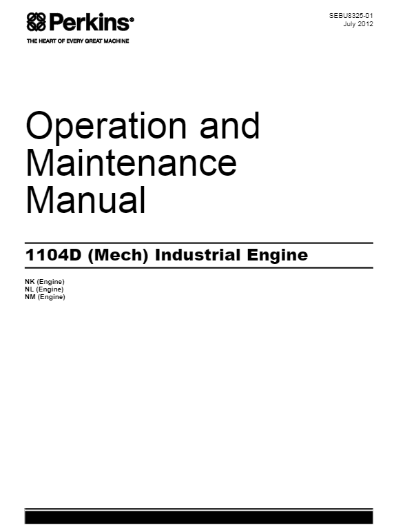 1104D O & M manual NL