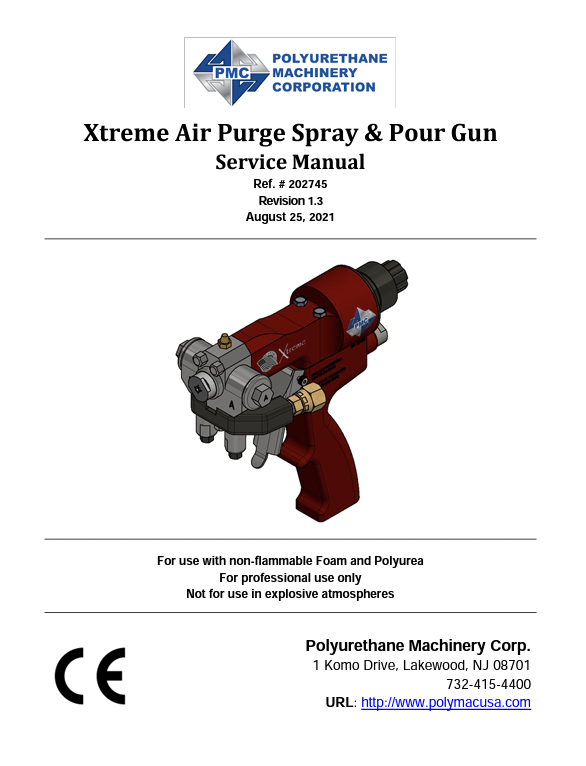 PMC Xtreme Air Purge Spray and Pour Gun Service Manual, 202745