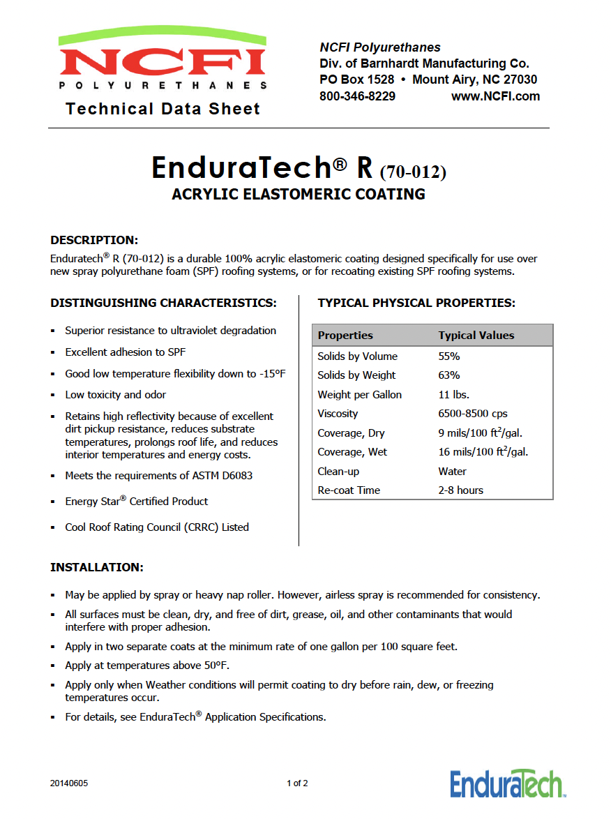 70-012-EnduraTech-R-TDS-201406
