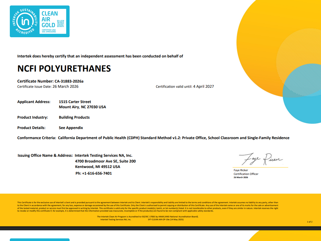 Optimaxx Clean Air Gold Certificate