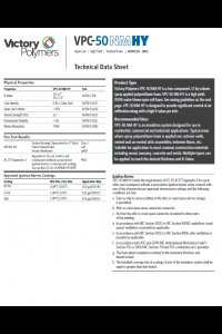 VPC 50 NM HY Technical Data Sheet (TDS)