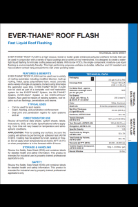 Ever-Thane Roof Flash Technical Data Sheet (TDS)