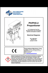 PMC PH-2, PHX-2 Proportioner Electrical Diagrams