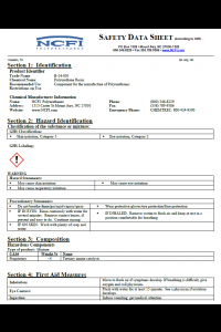 NCFI B-24-003 Safety Data Sheet (SDS)