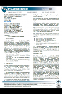 Insulstar and Insulbloc Evaluation Report 0667