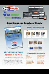 Profoam Customers Spray Foam Website