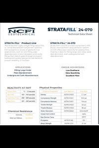 NCFI Stratafill 24-070 Technical Data Sheet (TDS)