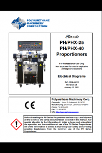 PMC PH-25/40 Proportioner Electrical Diagrams