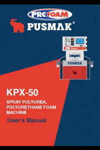 Profoam Pusmak KPX-50 User Manual