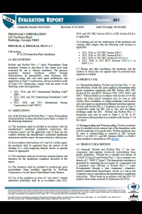 Profoam ProSeal & ProSeal Plus 1.7# Evaluation Report 0881