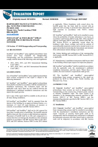 NCFI Insulstar and Insulbloc 11-037 Evaluation Report 0340