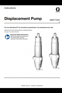 Graco Displacement Pump Manual