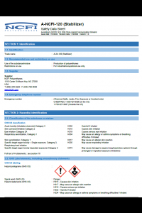 NCFI A-24-120 Stabilizer Safety Data Sheet (SDS)