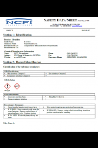 NCFI B-24-035 Safety Data Sheet (SDS)