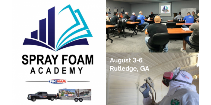 Profoam 3 1/2 Day Training Class - Rutledge, GA-$1050 per person