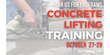 3 Day Concrete Lifting Class-Rutledge, GA-$750 per person