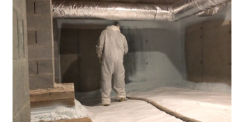 Spray Foam Insulation in Crawlspaces