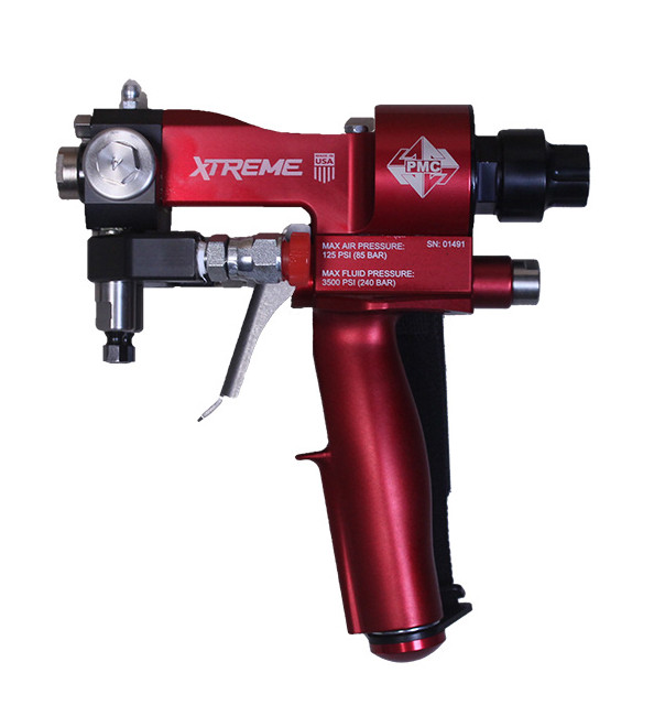 PMC Enhanced Xtreme 02 Chamber and PCT Spray Gun, Steel Block