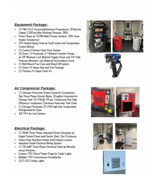 Elite Series PH-2 30kw Diesel Powered Box Truck Spray Rig