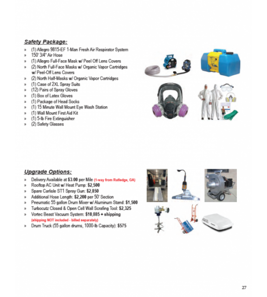Used 18' Elite Series PMC PH-2, 18kw Gas Generator Powered Spray Rig