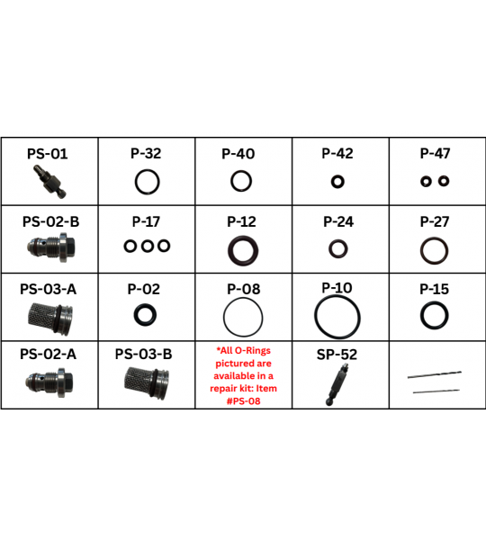 Profoam Pusmak SP2 02 Spare Parts Kit