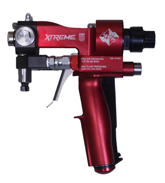 PMC Enhanced Xtreme 02 Chamber and PCT Spray Gun, Steel Block
