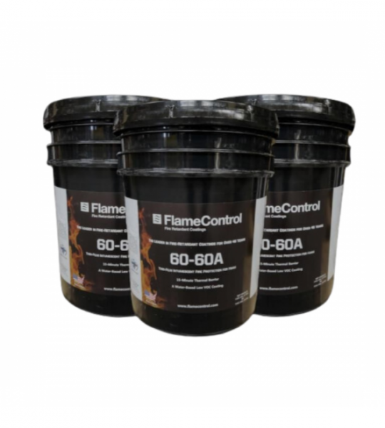 Flame Control Intumescent Coating 60-60A, 5 gallons, Black