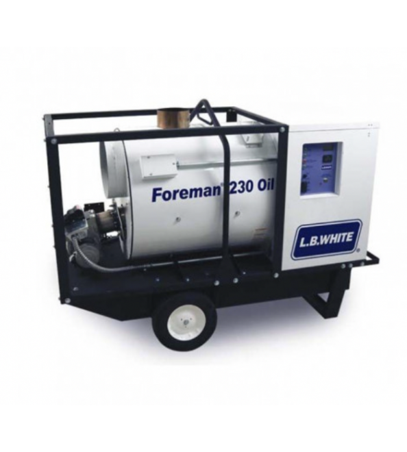 Foreman 230 Oil, Indirect-Fired Portable Heater Package