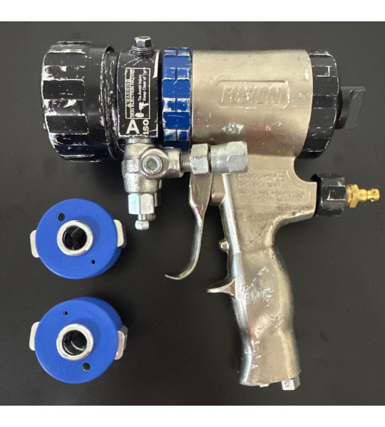 Used Graco Fusion ProConnect with 02 Mixing Chamber Spray Gun-SN:AZ97137