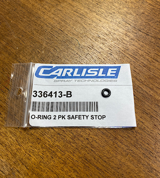 Carlisle O-Ring, Safety Stop, 2pk