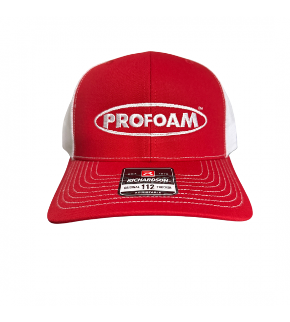 Profoam Richardson 112 Trucker Hat-Red