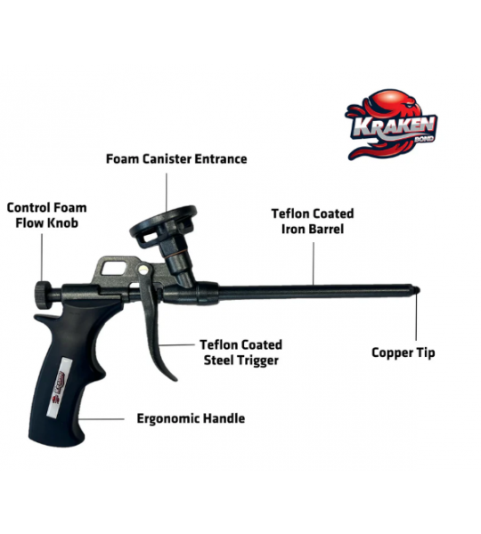 Kraken Bond Spray Foam Gun