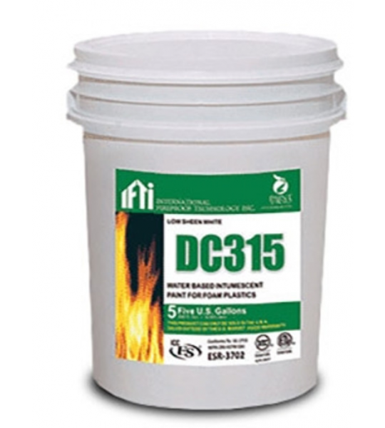 DC-315 Intumescent Coating Thermal Barrier, 5 Gallons, Dark Gray