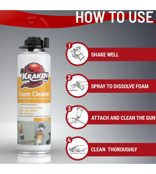 Kraken Bond Foam Cleaner-1 Can