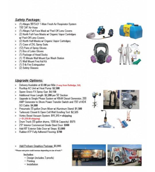 Elite Series PH-2 30kw Diesel Powered Box Truck Spray Rig