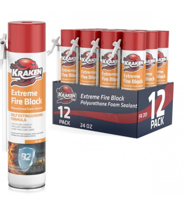 Kraken Bond Extreme Fire Block-12 per Case