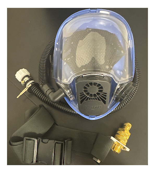 Allegro Full Mask Respirator w/ Low Pressure Cold Flow Adapter