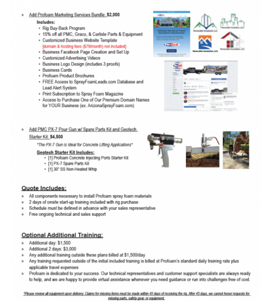 18’ Performance Series PMC PH-2 Front Slider 19kw Gas Generator Powered Spray Rig