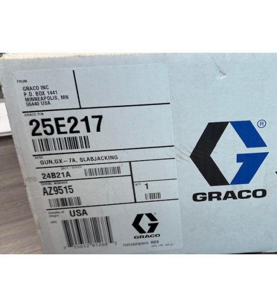 Discounted Graco GX-7A Slab Jacking Spray Gun