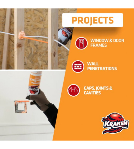 Kraken Bond Extreme Fire Block-12 per Case
