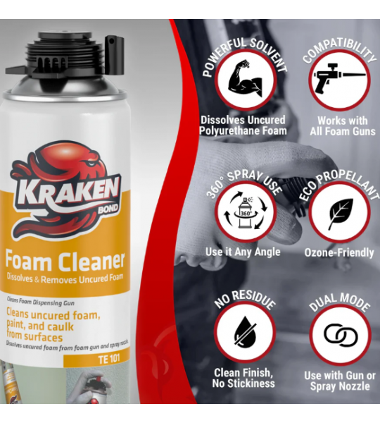 Kraken Bond Foam Cleaner-1 Can