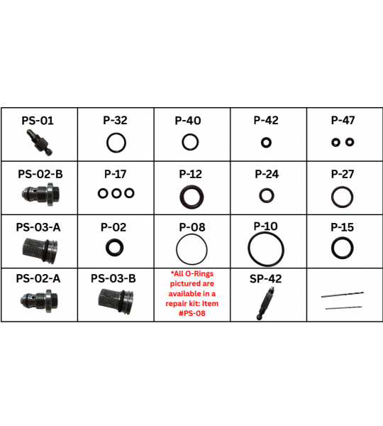 Profoam Pusmak SP2 01 Spare Parts Kit