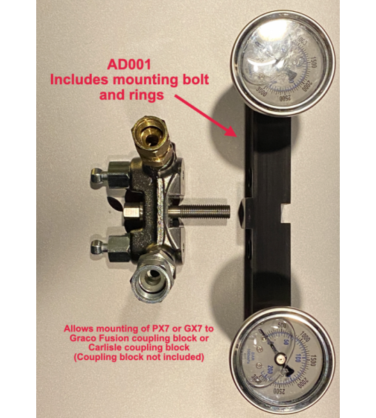Gauge Block, fits Graco and Carlisle Coupling Block Profoam