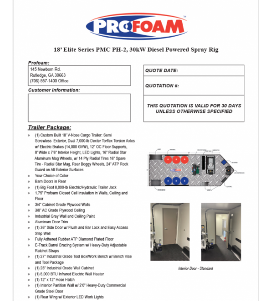 18’ Elite Series PMC PH-2 30kW Diesel Powered Spray Rig