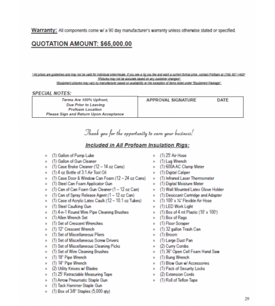 Used 18' Elite Series PMC PH-2, 18kw Gas Generator Powered Spray Rig